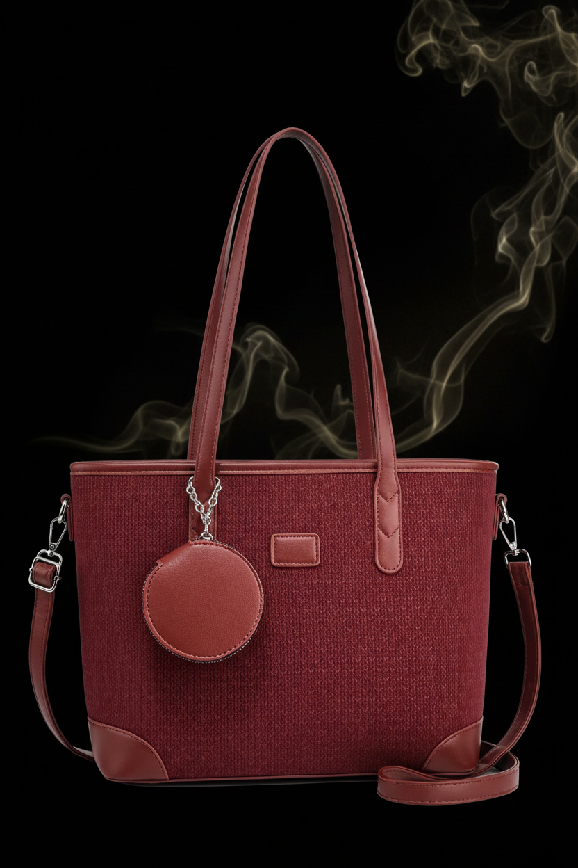 Burgundy Riviera Tote