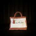 Cream Frida Kahlo tote - luxury background