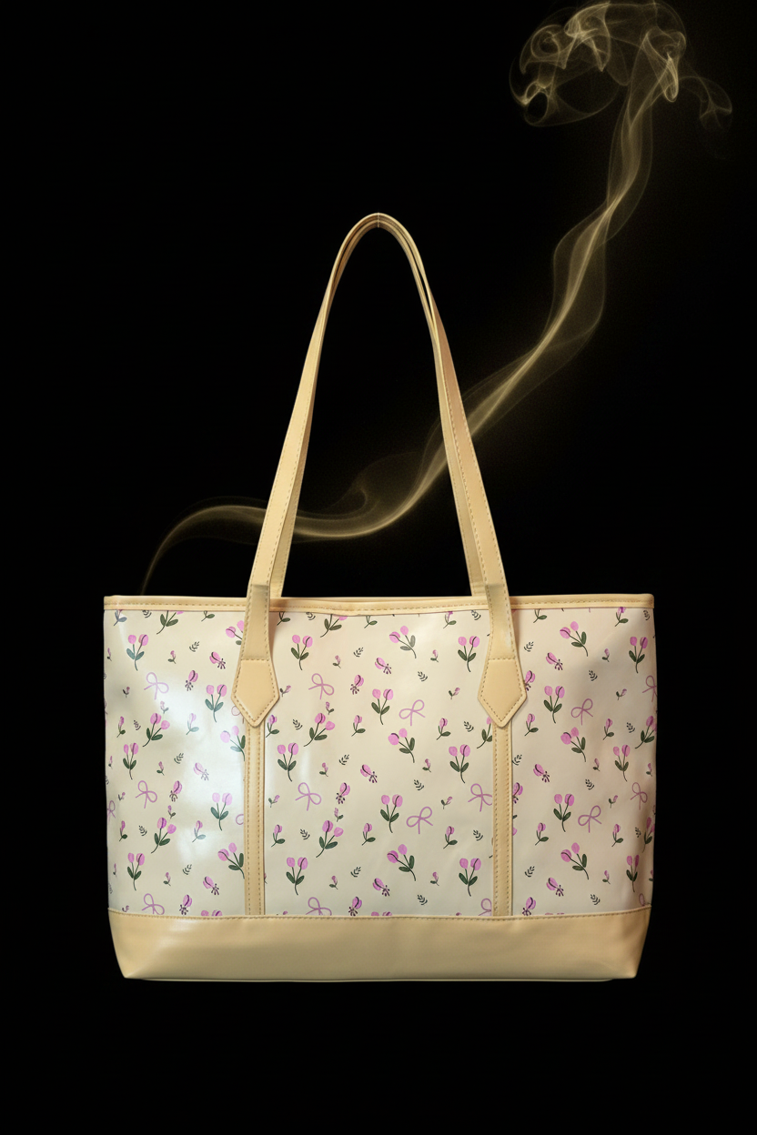 Cream Yellow Tote