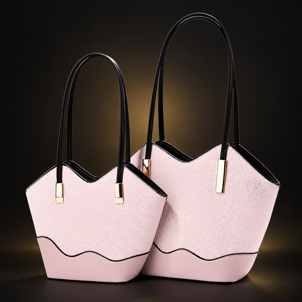 Handbags with near-black background and subtle gold, image 2