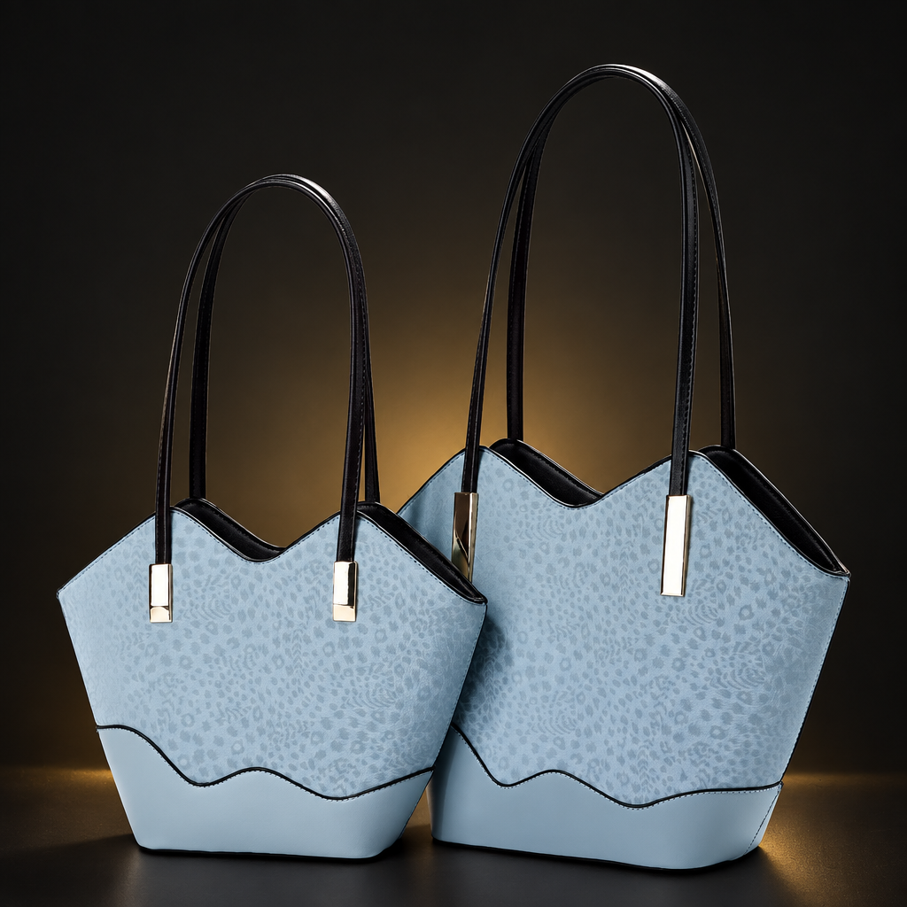 Handbags with near-black background and subtle gold, image 3