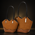 Handbags with near-black background and subtle gold, image 4