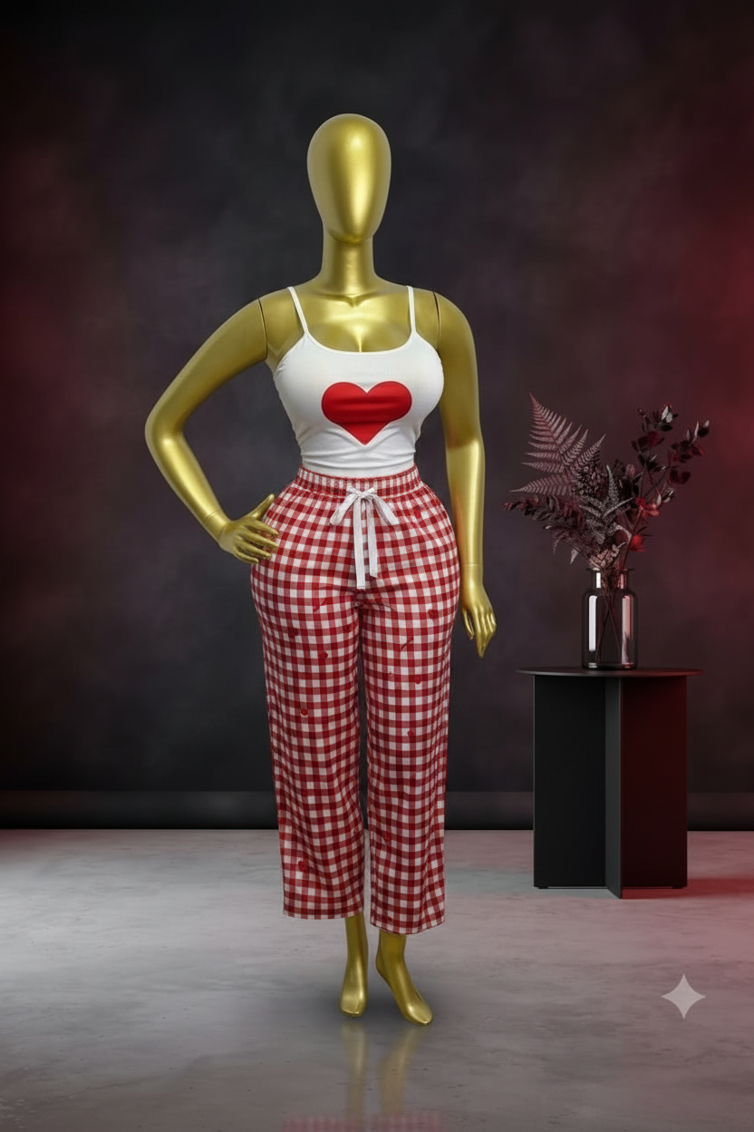 Heart Plaid