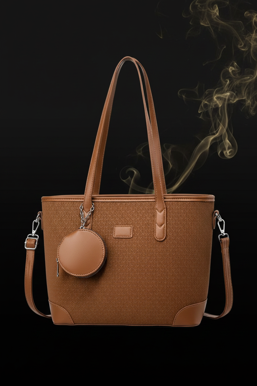Tan Riviera Tote Bag