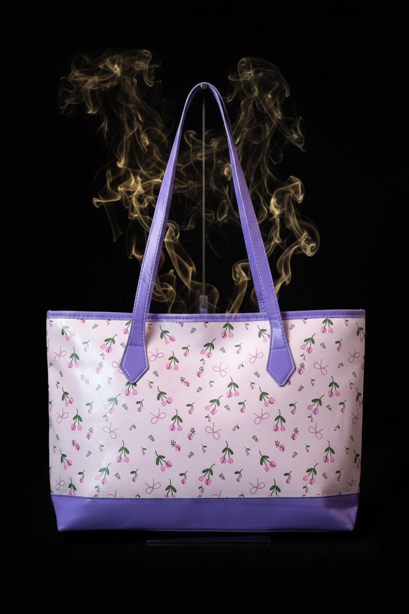 Purple Tulip Tote Bag