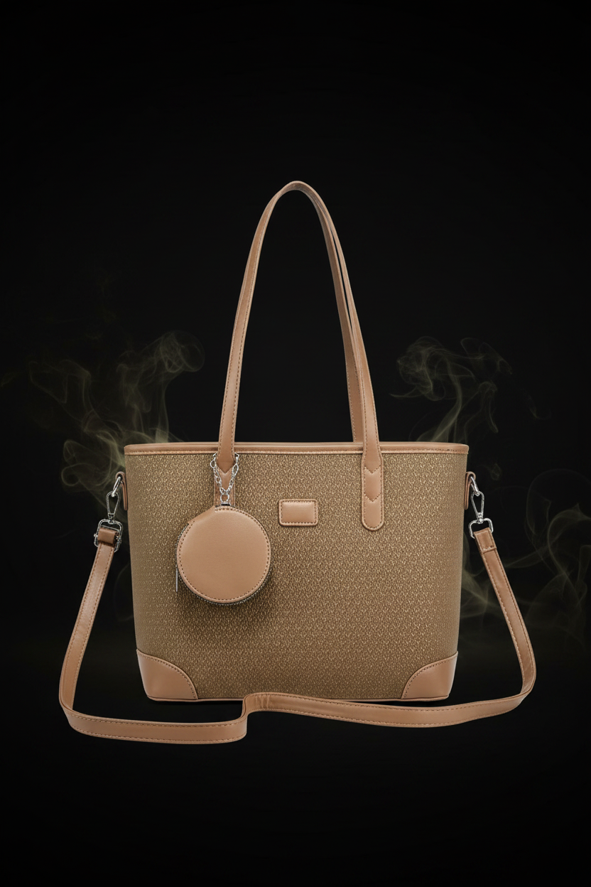 Khaki Riviera Tote Bag