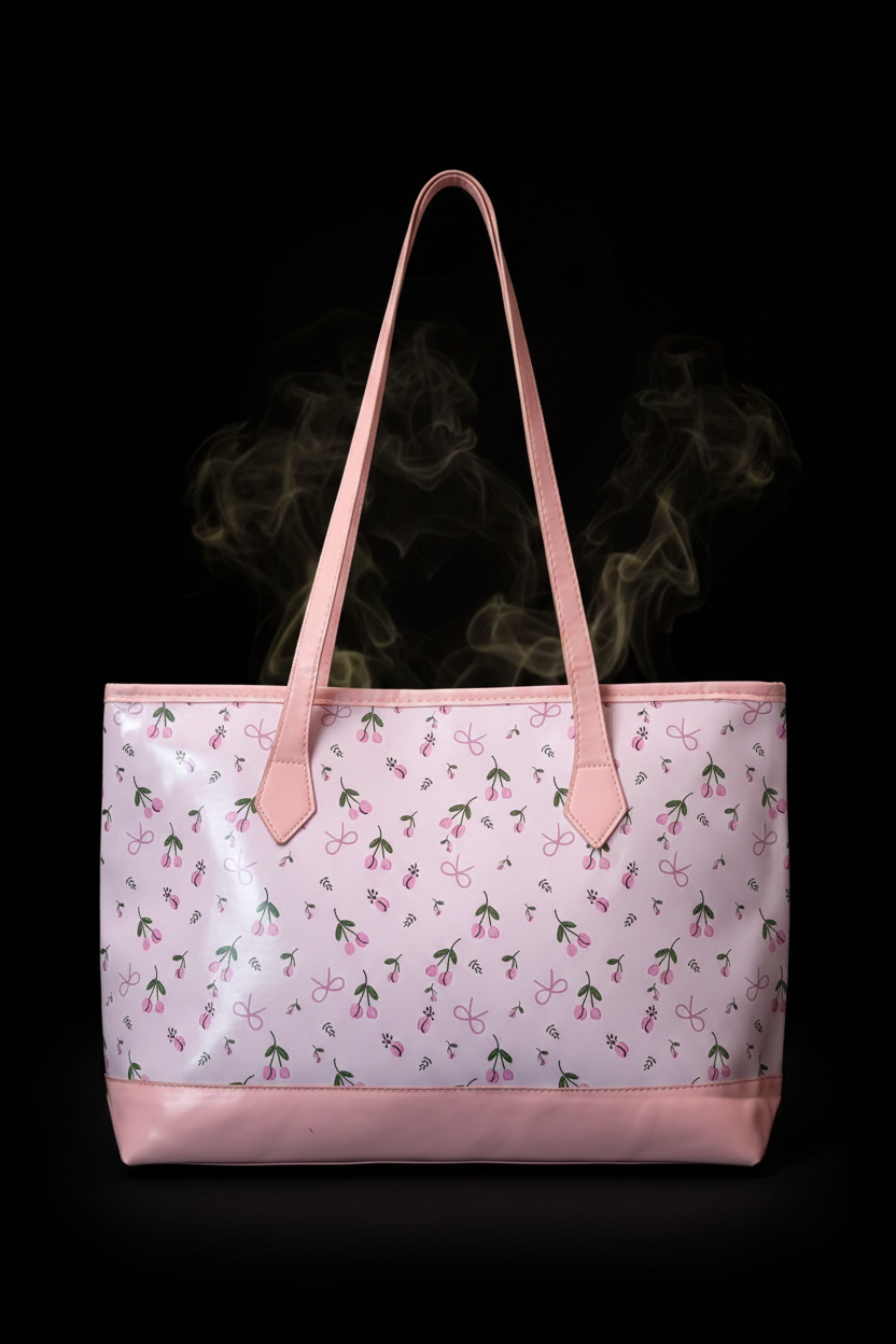 Pink Tulip Tote Bag