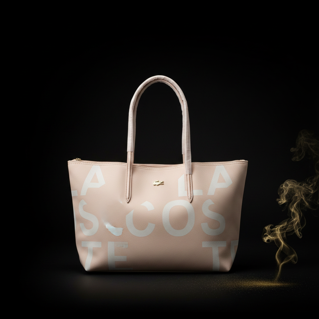 Lacoste Tote – Blush Logo