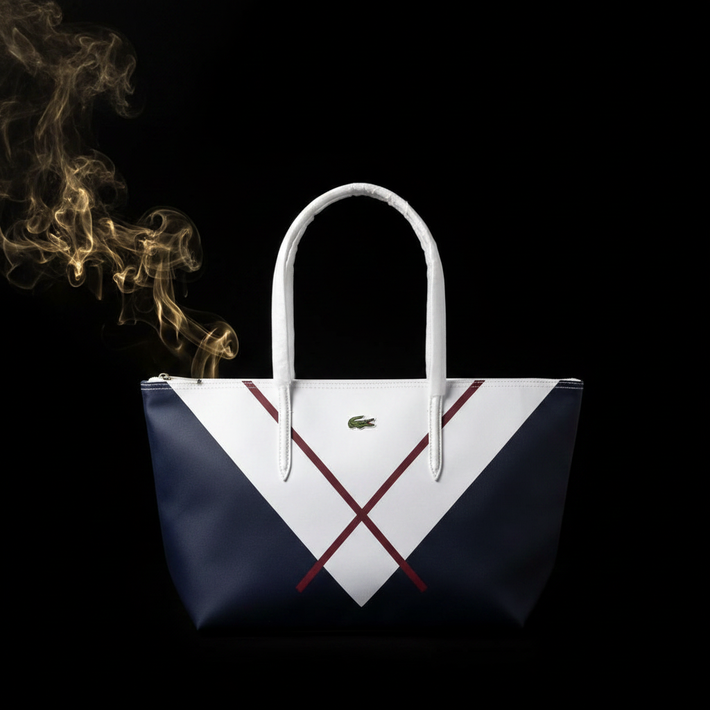 Lacoste Tote – Navy X