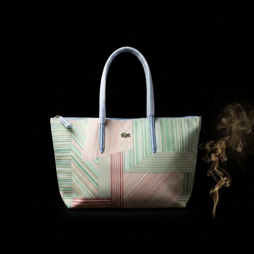 Lacoste Tote – Pastel Patchwork