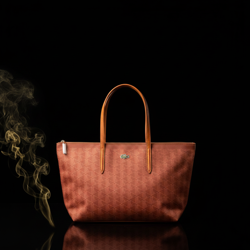 Lacoste Tote – Terracotta