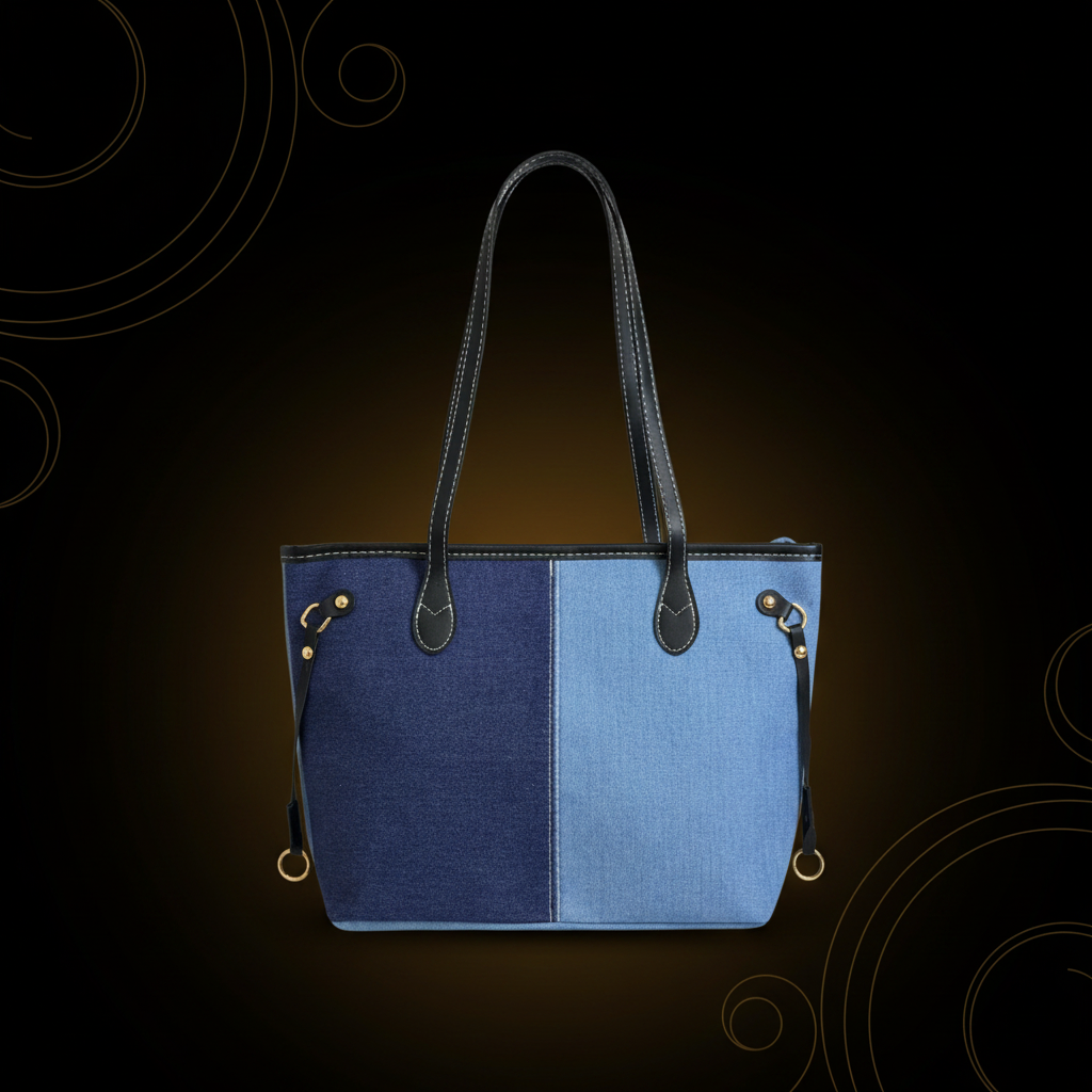 Light Blue Denim Tote