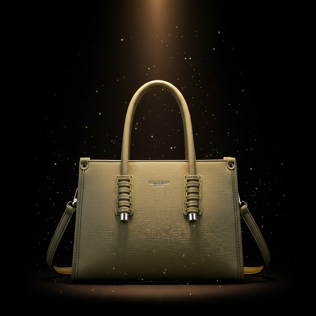 Olive Tote - Black Gold